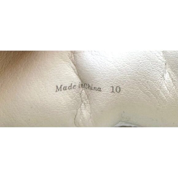 Dolce Vita Zonya Sneakers In White/black Embossed Lizard 10 - Picture 10 of 10